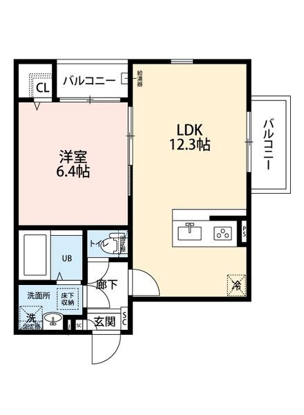 グランクオール金町 間取り図
