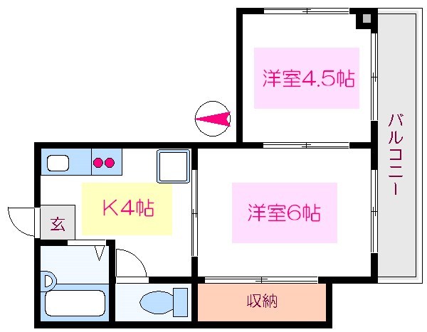 パークサイド関口 間取り