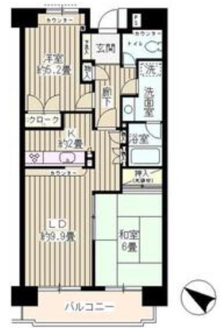 コースト・ヴィラ葛西臨海公園  間取り図