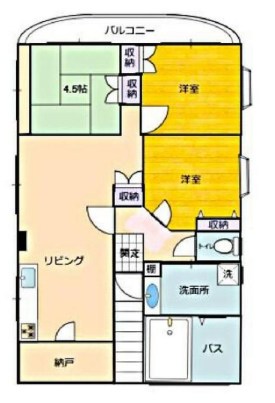 南小岩１丁目 間取り図