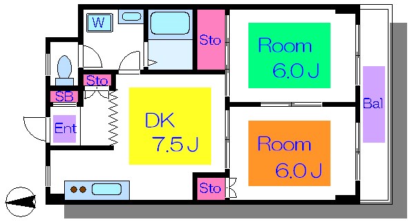 ニューコート清和  間取り