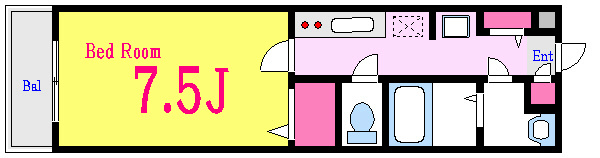 サンレジデンス東小松川 間取り図
