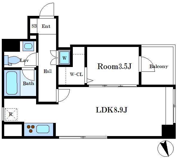 ハイリーフ上野  間取り図