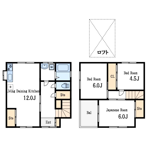 91戸建 間取り図