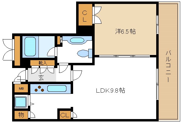 新小岩親水公園パークホームズ 間取り図