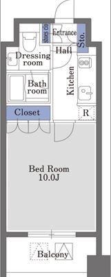 ドゥーエ日本橋  間取り