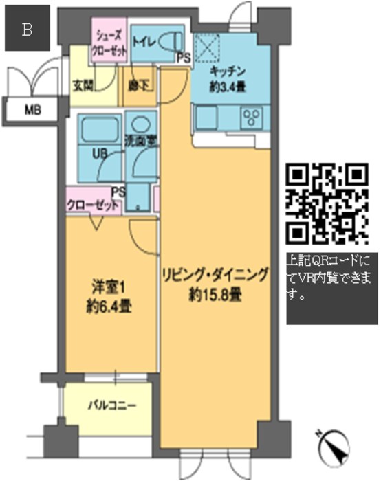 カスタリア茅場町  間取り