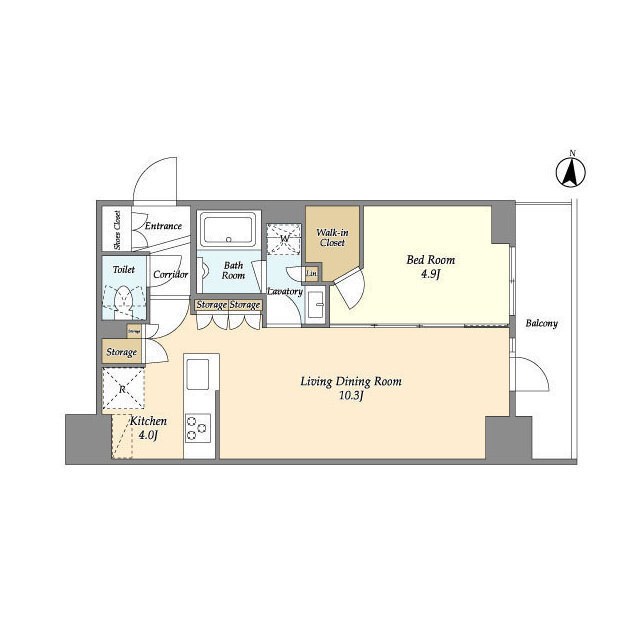 ドゥーエ亀戸 間取り図