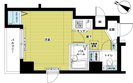トーシンフェニックス日本橋浜町弐番館 間取り