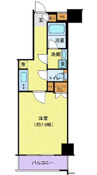 GENOVIA隅田川westSKYGARDEN  間取り