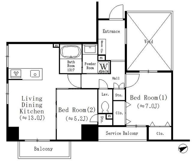 Sunny Side Forest 間取り