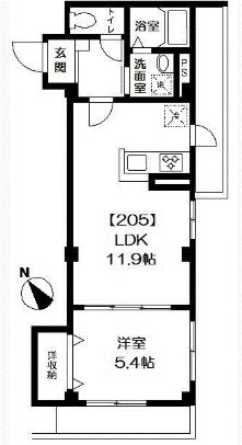ニューサンハイム 間取り図