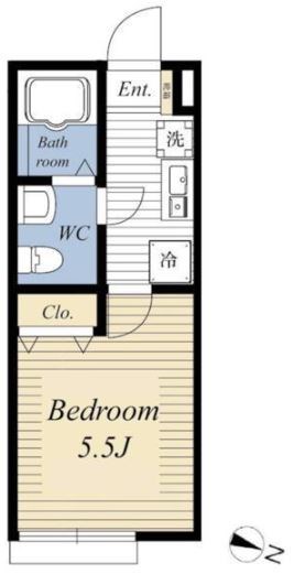 マロンフラッツ北綾瀬  間取り