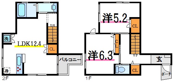 バルコンソア 間取り図