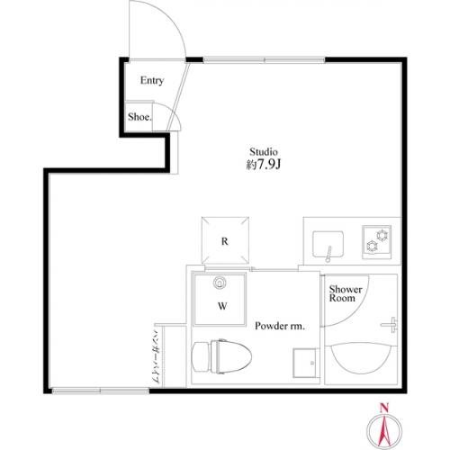 ブライトハウス亀有 間取り