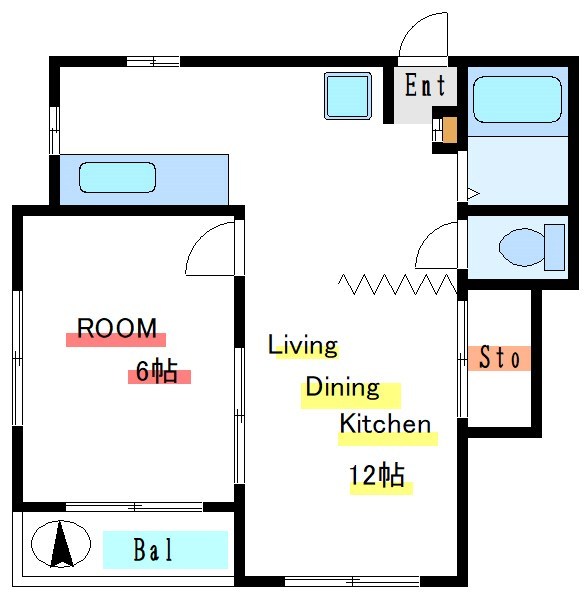 ロックヒルズ 間取り図