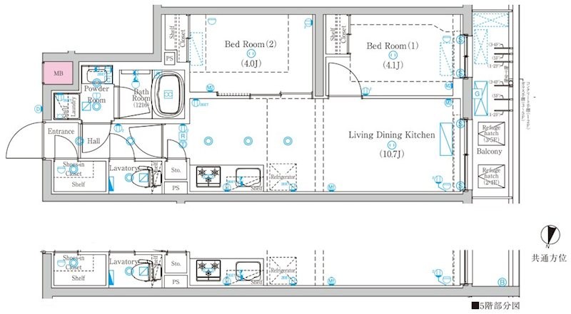 マインド梅島 間取り