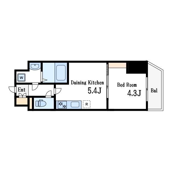 ファミルート船堀 間取り図