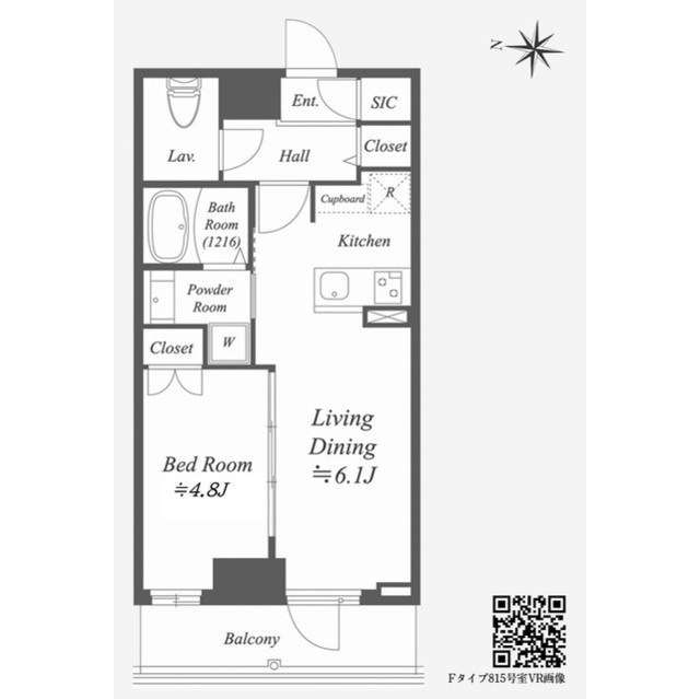 Alpha Prime東陽町 間取り図
