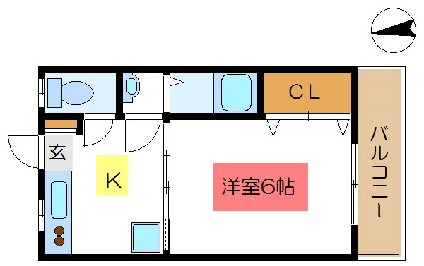 コーポ晴関 間取り