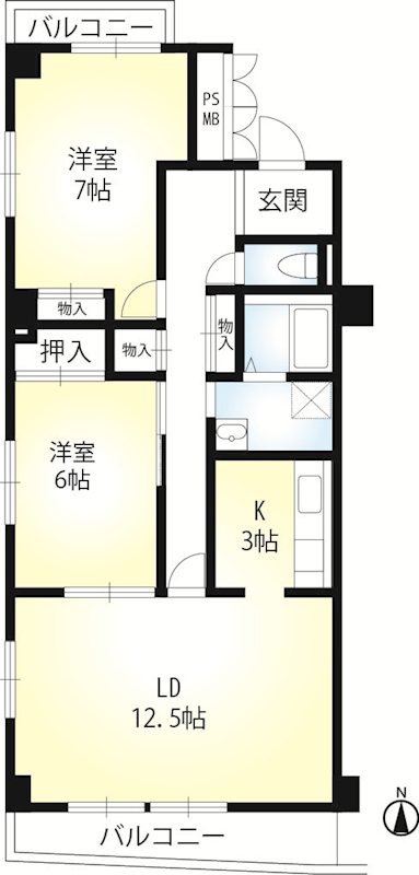 ポルックス三ノ輪 間取り