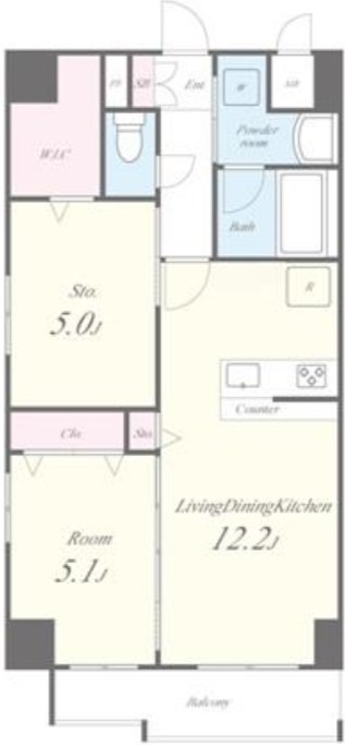 トランキーユ浅草  間取り図