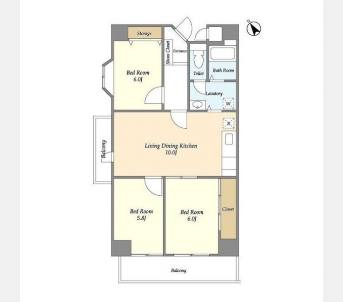 ネオ・プロミネンス 間取り図