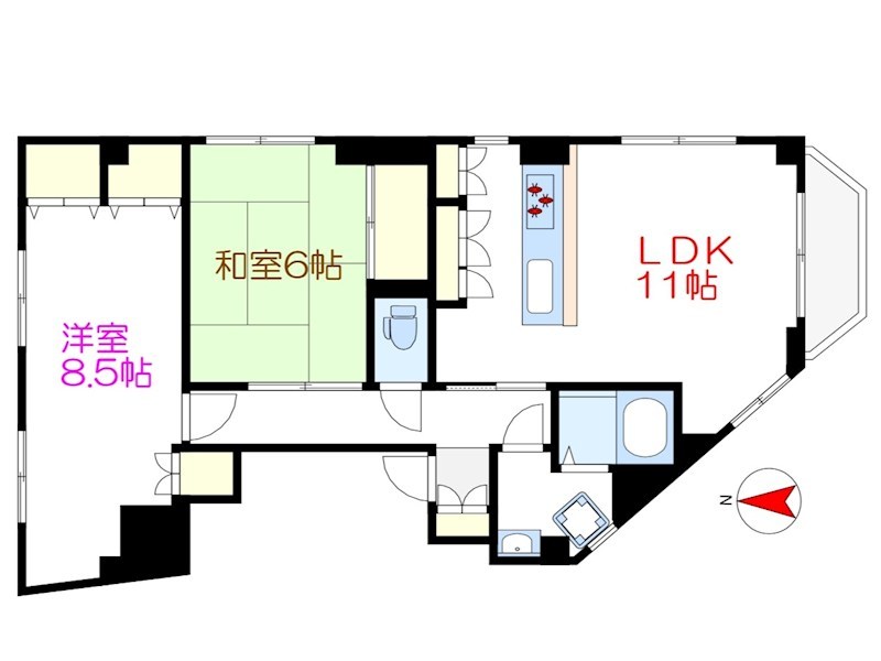 グランドアルブル 間取り図