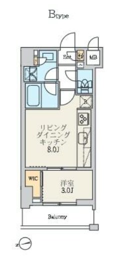 クレストコート北千住レジデンス 902号室 間取り