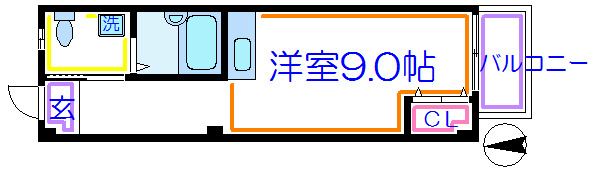 コーポフォーシーズン 間取り図