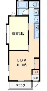 ベルコート千田 間取り図