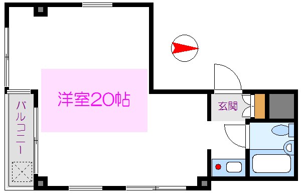 牧ビル 401号室 間取り