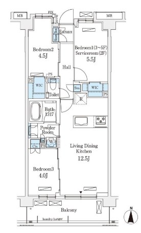アヴァンカーサ町屋 間取り