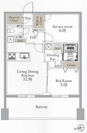 プライマル町屋 間取り