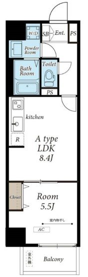 リブリ・レジデンス三ノ輪 間取り