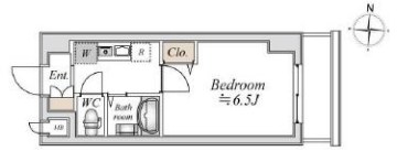 LaSante浦安 407号室 間取り
