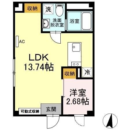 a-stone東十条 間取り図