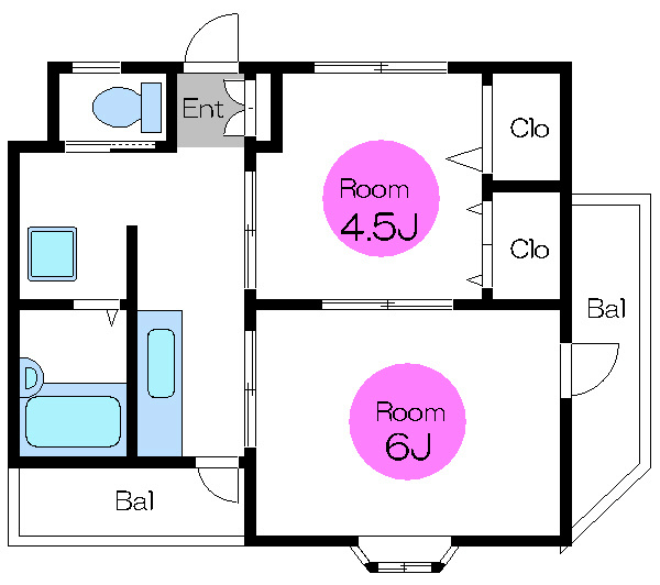 王子西ウイング 間取り図