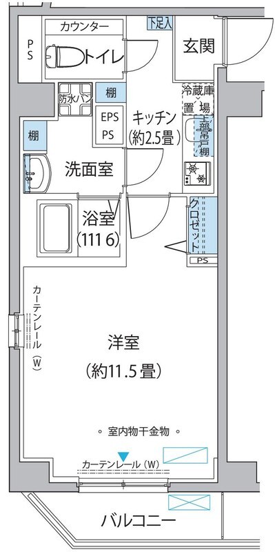 ＦＩＯＲＥ　ＫＯＭＡＧＯＭＥ   間取り図