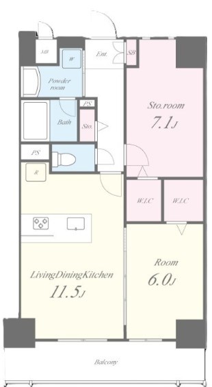 グラン クレイエル 両国 間取り図