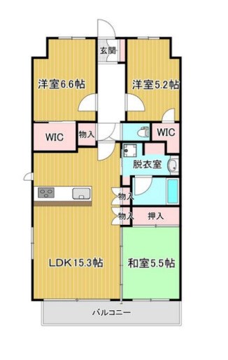 リビオ北千住 間取り
