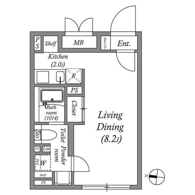 ES-Grande門前仲町デュオ 間取り