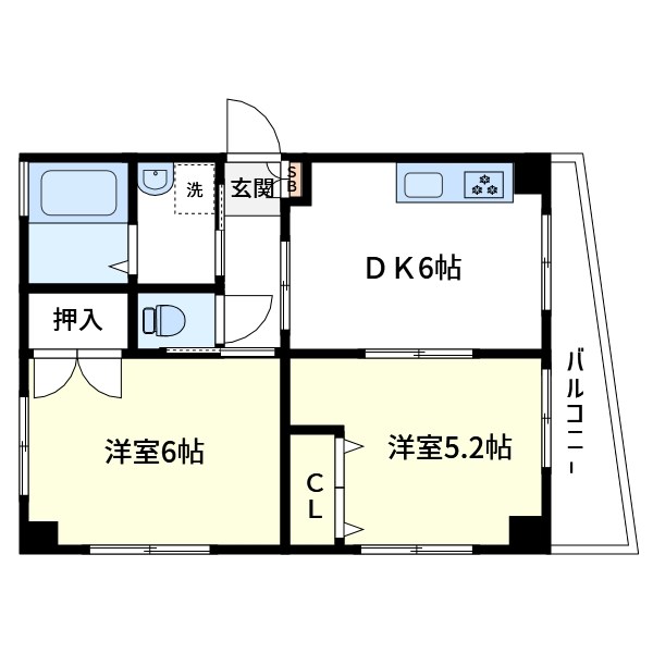 サンハイムＳ  間取り