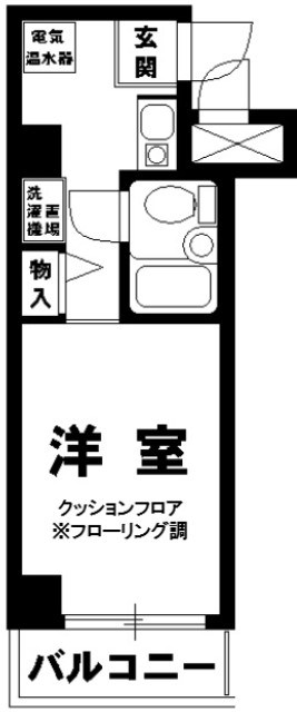 スカイコート東十条  間取り図