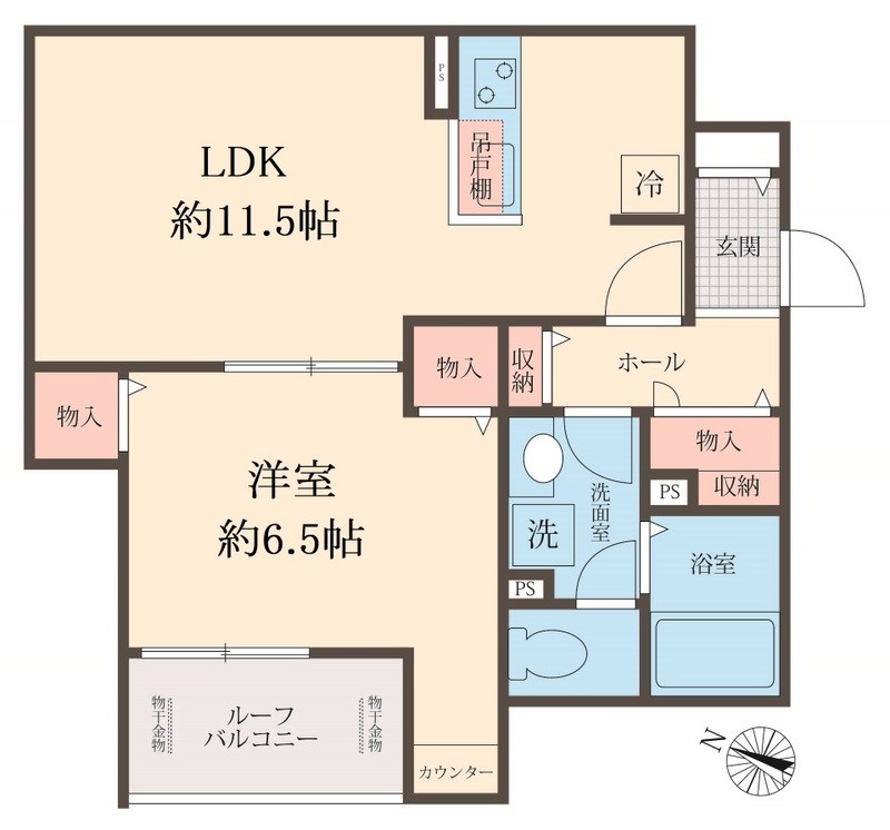 スマイルK 間取り図
