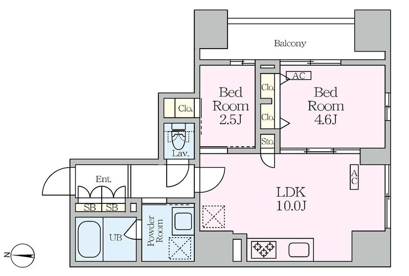 Garden Xavis 木場 間取り