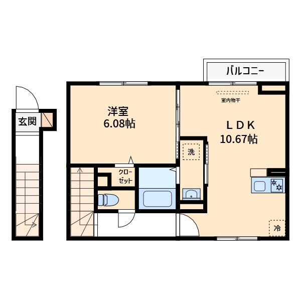 セレスティア北小岩 間取り図