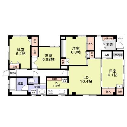 ハイツクレール 間取り図