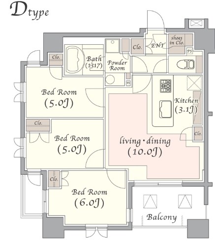 KDXレジデンス錦糸町 間取り