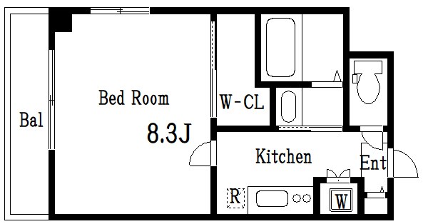 フロントコート錦糸町 間取り図